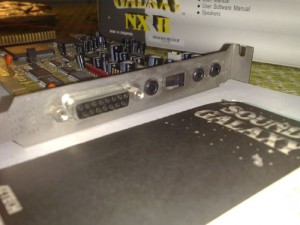 Sound Galaxy NXII soundcard ports